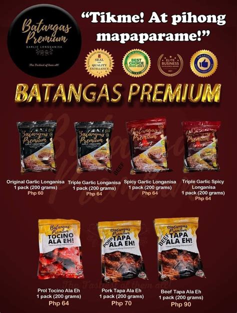 premium patatas tg|Batangas Premium Meat Products .